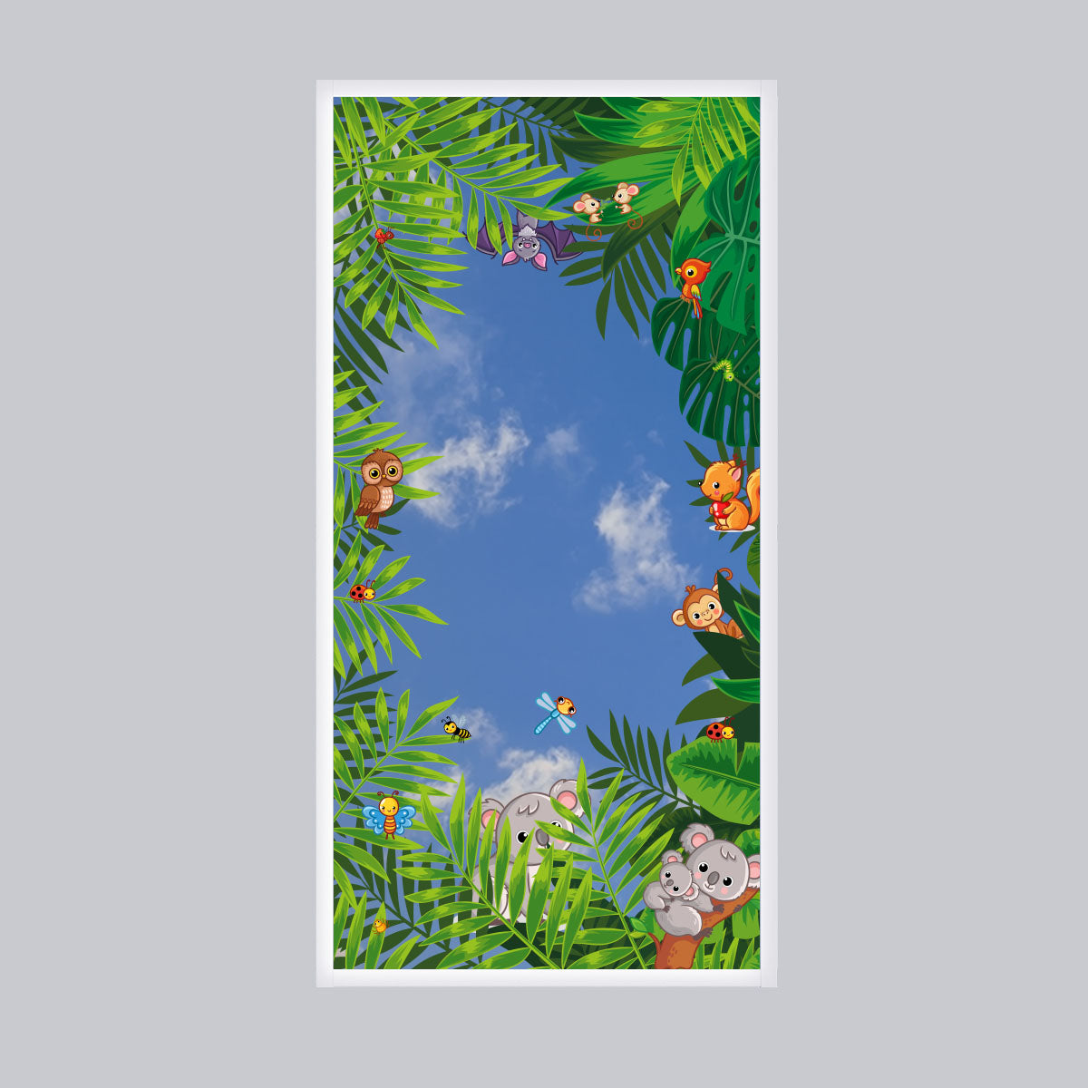 LED Deckenmotiv 60x120cm mit Einbaurahmen