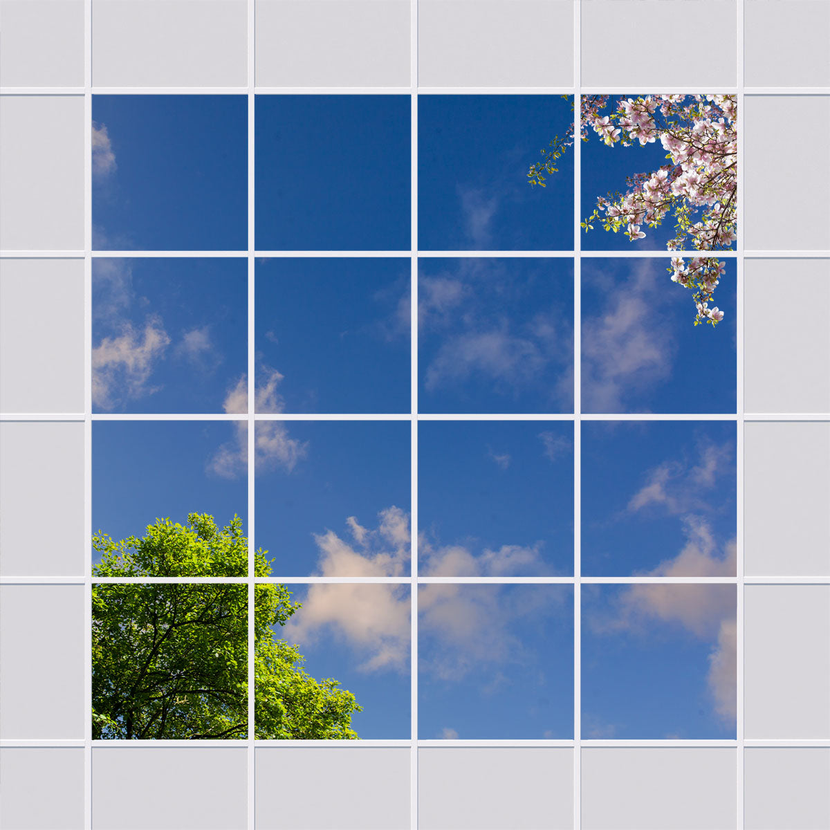Deckenmotiv 009 Himmel & Bäume