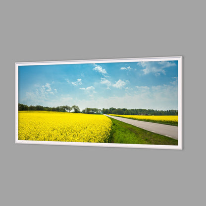 LED-Wandbild 60x120 cm quer – Felder & Wiesen