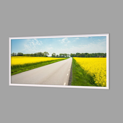 LED-Wandbild 60x120 cm quer – Felder & Wiesen