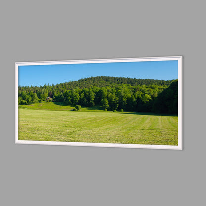 LED-Wandbild 60x120 cm quer – Felder & Wiesen