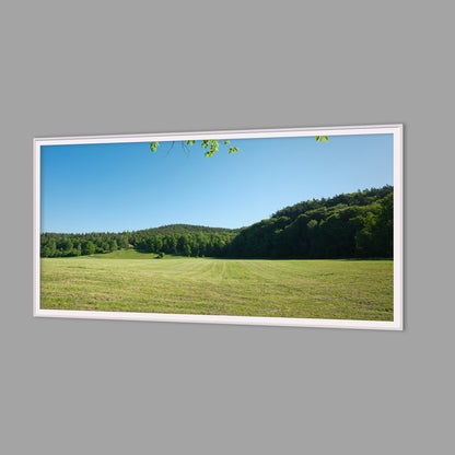 LED-Wandbild 60x120 cm quer – Felder & Wiesen