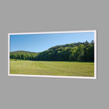 LED-Wandbild 60x120 cm quer – Felder & Wiesen