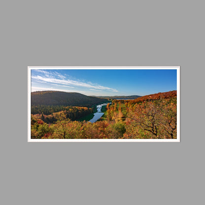 LED-Wandbild 60x120 cm quer – Herbst