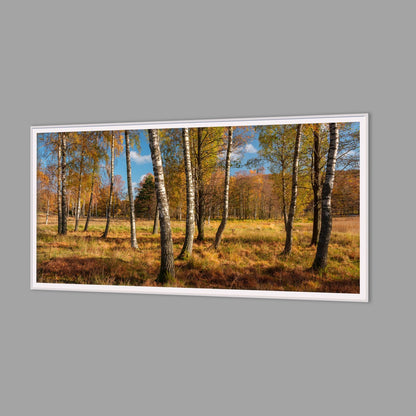 LED-Wandbild 60x120 cm quer – Herbst
