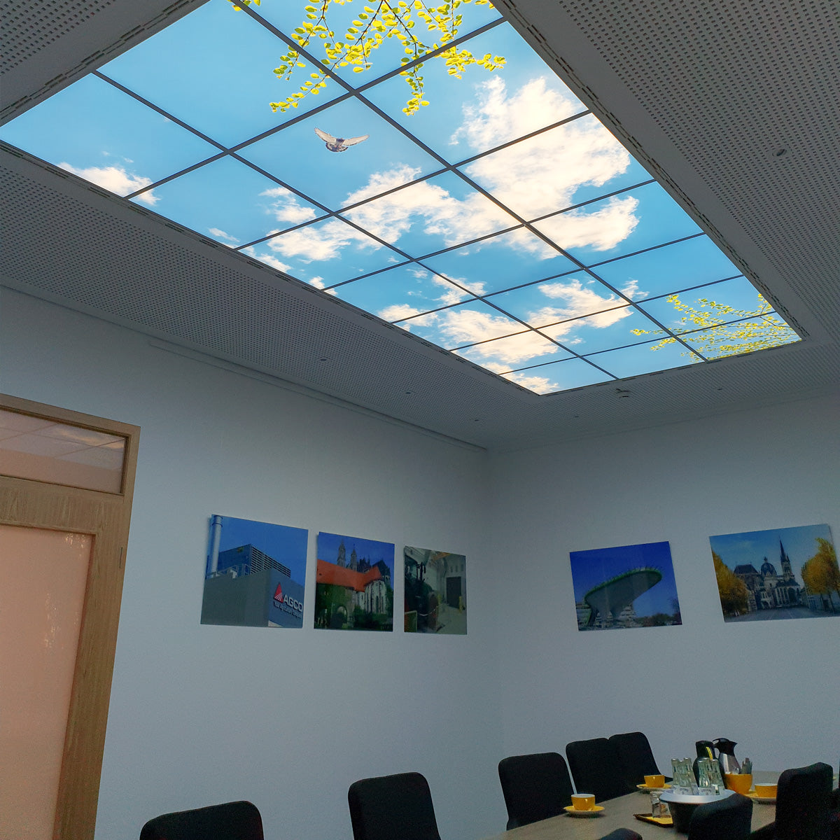 LED Panel Himmel Wolken Konferenzraum