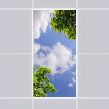 LED Deckenmotiv 60x120cm mit Aufbaurahmen