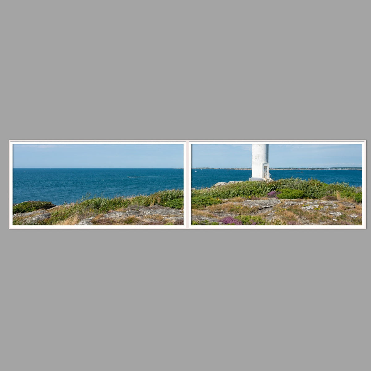 LED-Wandbild Zweiteiler quer 240x60 cm – Meer & Küste
