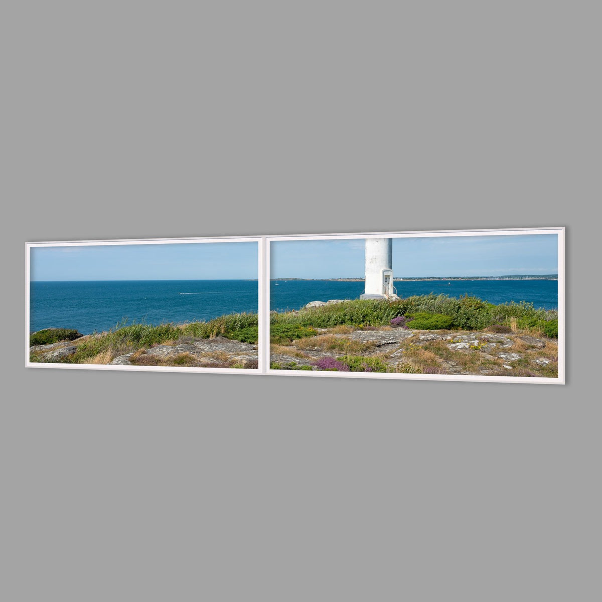 LED-Wandbild Zweiteiler quer 240x60 cm – Meer & Küste