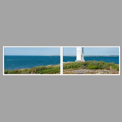 LED-Wandbild Zweiteiler quer 240x60 cm – Meer & Küste