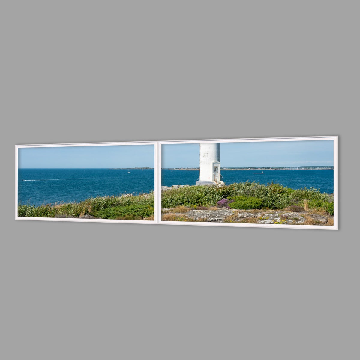 LED-Wandbild Zweiteiler quer 240x60 cm – Meer & Küste