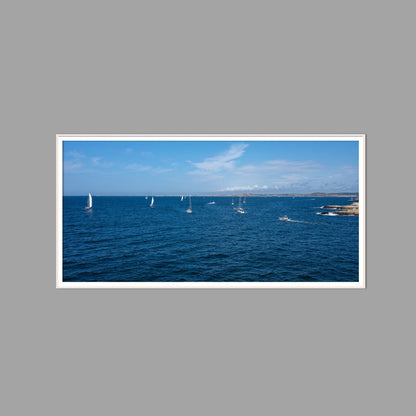 LED-Wandbild 60x120 cm quer – Meer & Küste