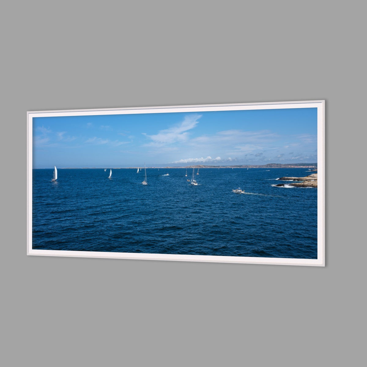 LED-Wandbild 60x120 cm quer – Meer & Küste