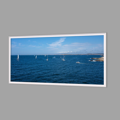 LED-Wandbild 60x120 cm quer – Meer & Küste