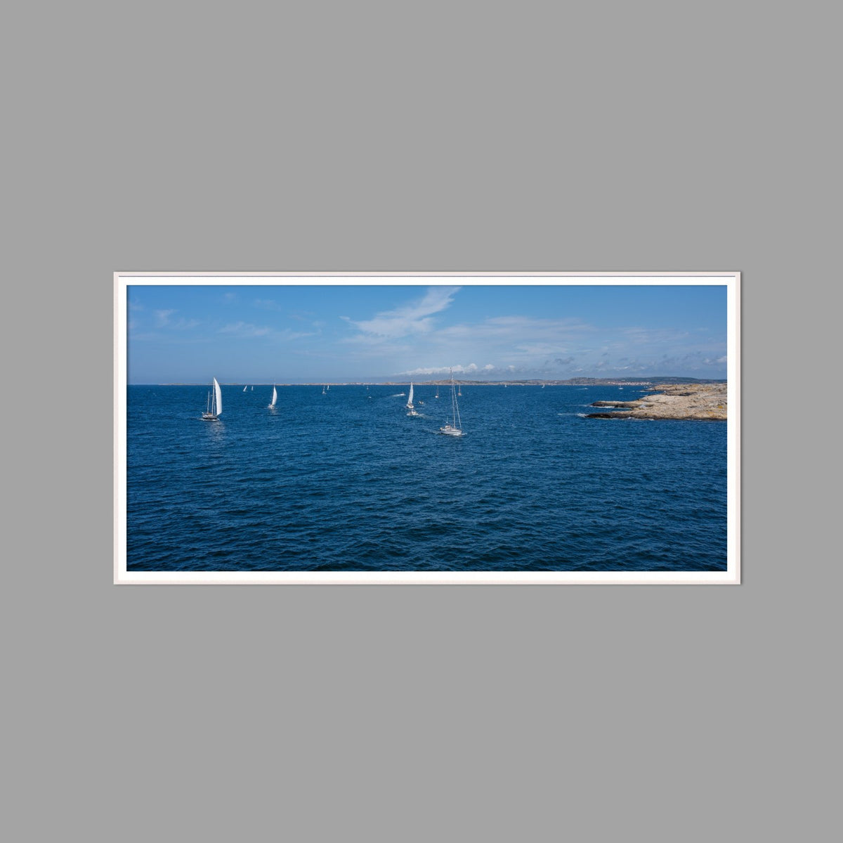LED-Wandbild 60x120 cm quer – Meer & Küste