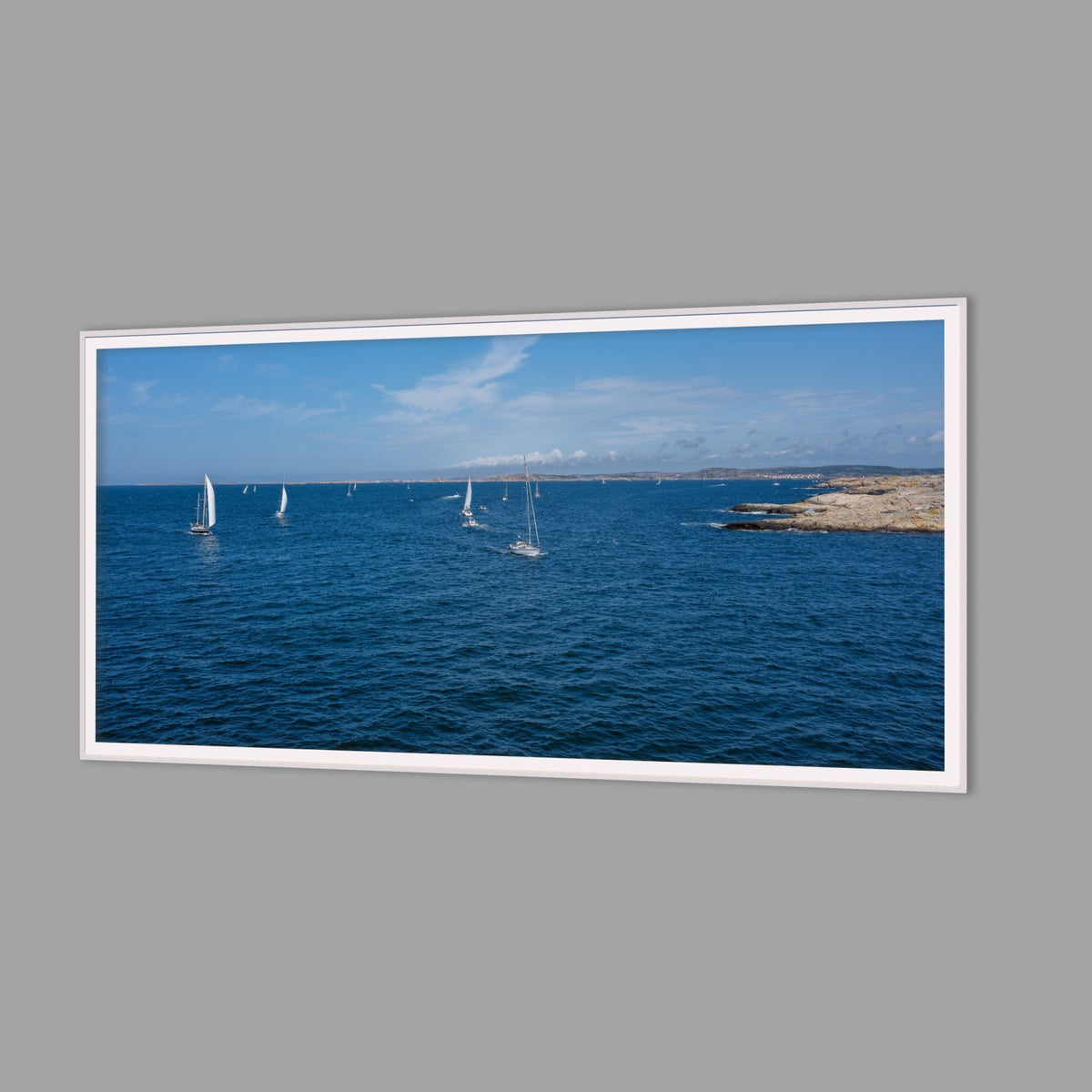 LED-Wandbild 60x120 cm quer – Meer & Küste