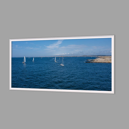 LED-Wandbild 60x120 cm quer – Meer & Küste