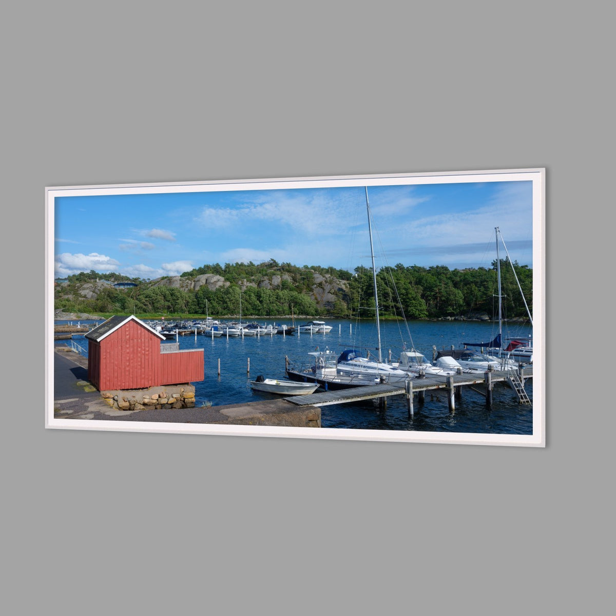 LED-Wandbild 60x120 cm quer – Meer & Küste