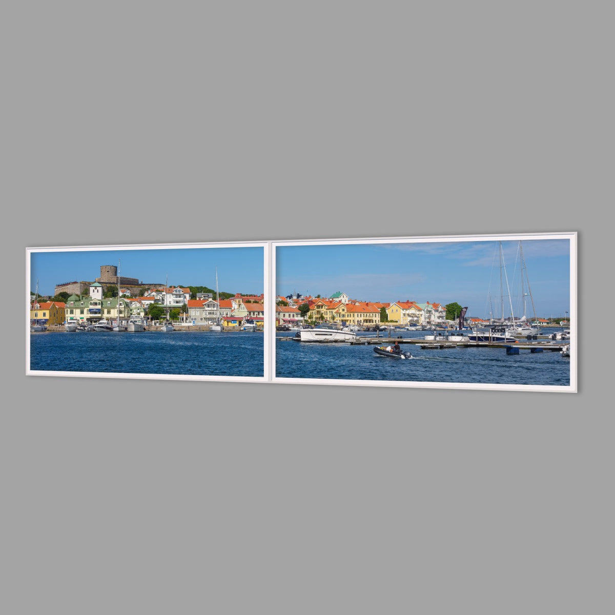 LED-Wandbild Zweiteiler quer 240x60 cm – Meer & Küste