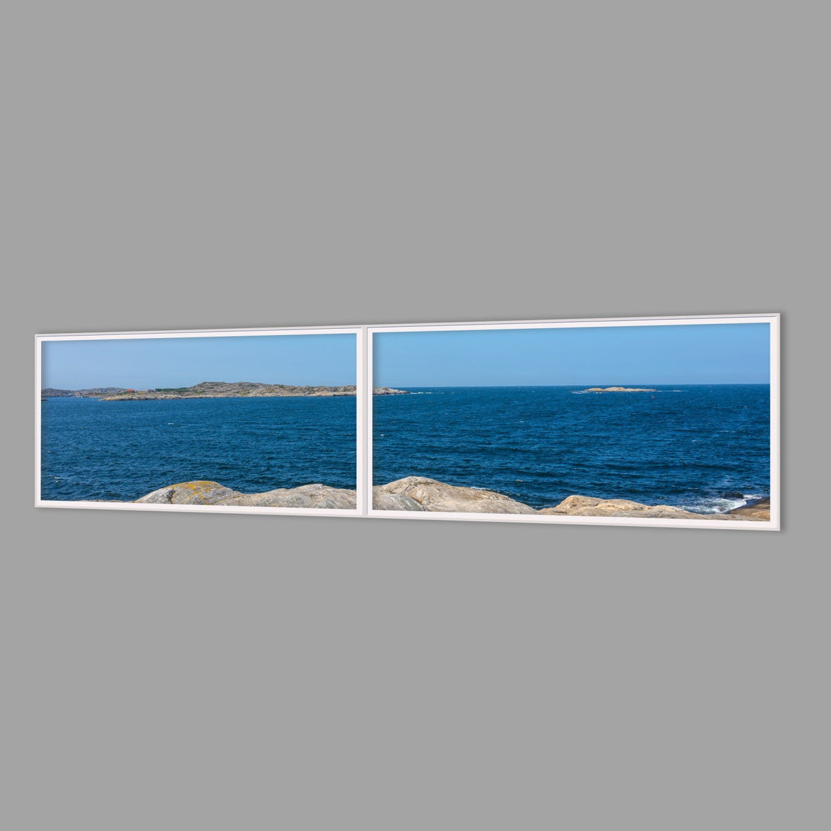 LED-Wandbild Zweiteiler quer 240x60 cm – Meer & Küste