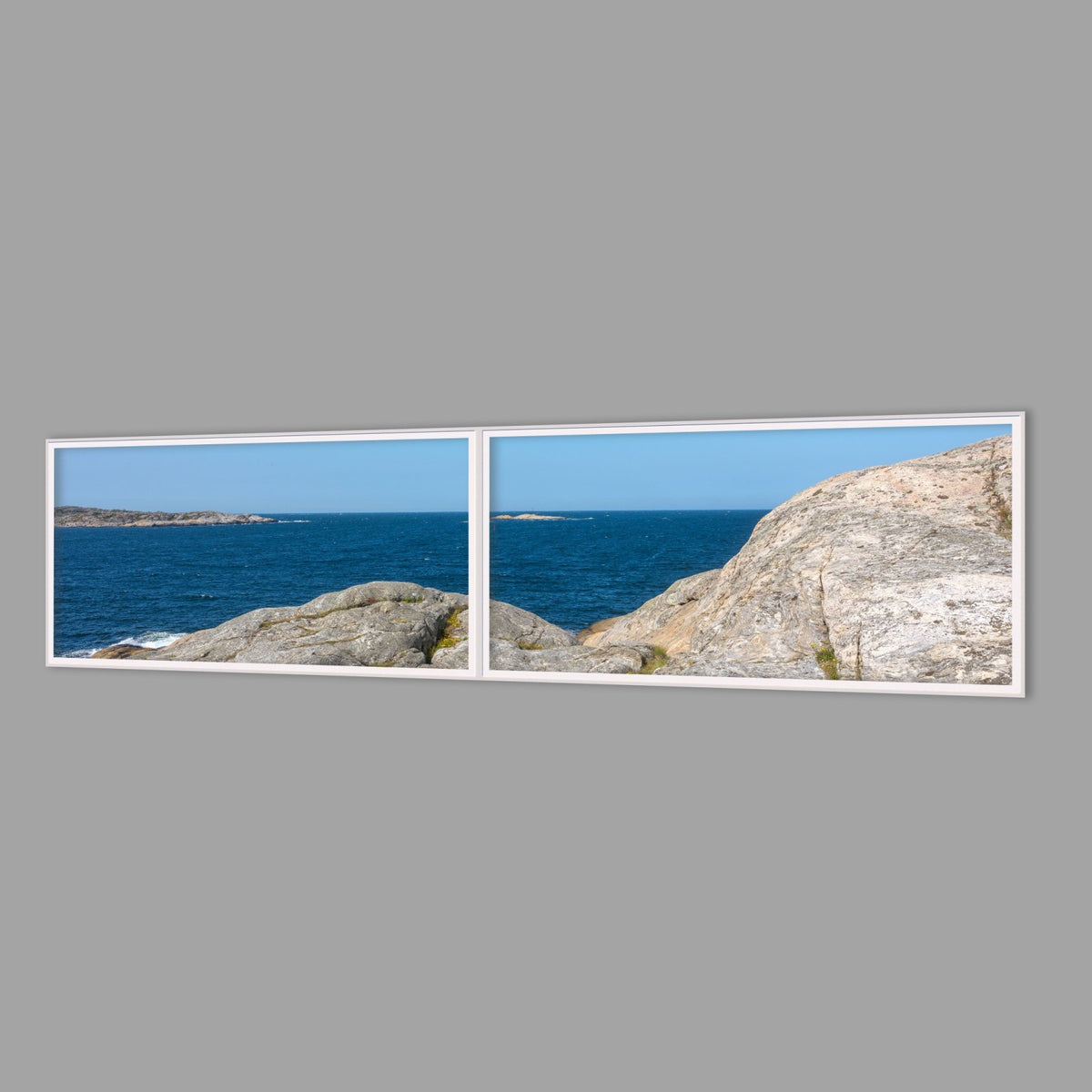 LED-Wandbild Zweiteiler quer 240x60 cm – Meer & Küste