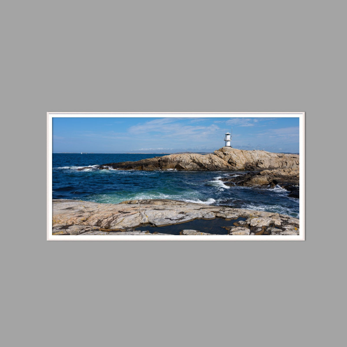 LED-Wandbild 60x120 cm quer – Meer & Küste