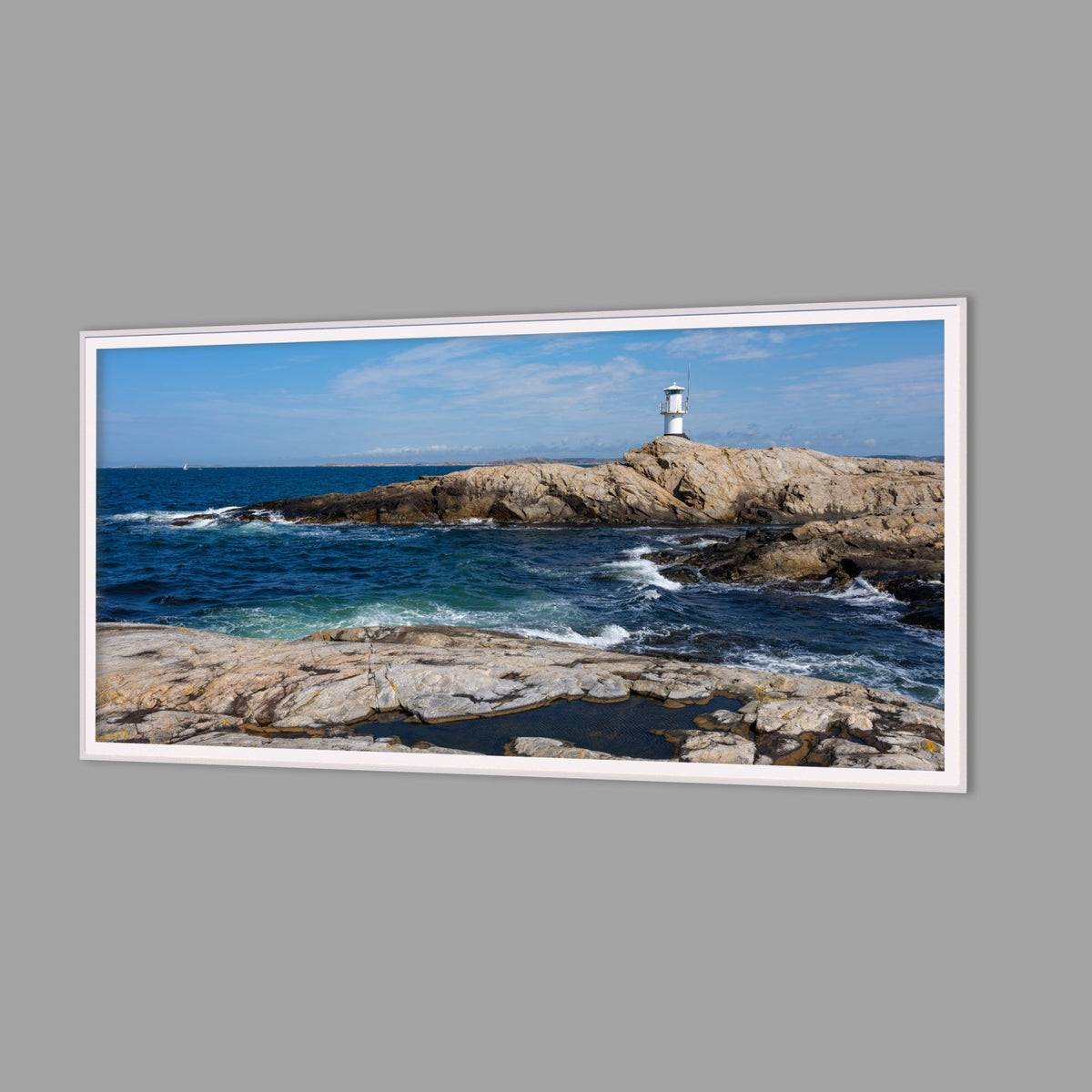 LED-Wandbild 60x120 cm quer – Meer & Küste