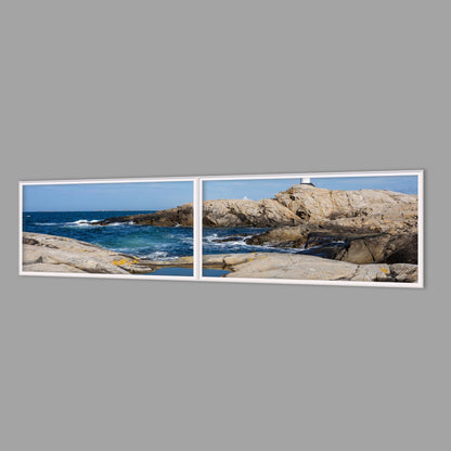 LED-Wandbild Zweiteiler quer 240x60 cm – Meer & Küste