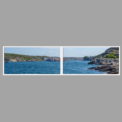 LED-Wandbild Zweiteiler quer 240x60 cm – Meer & Küste