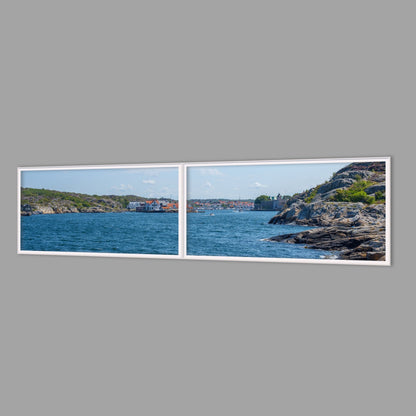 LED-Wandbild Zweiteiler quer 240x60 cm – Meer & Küste