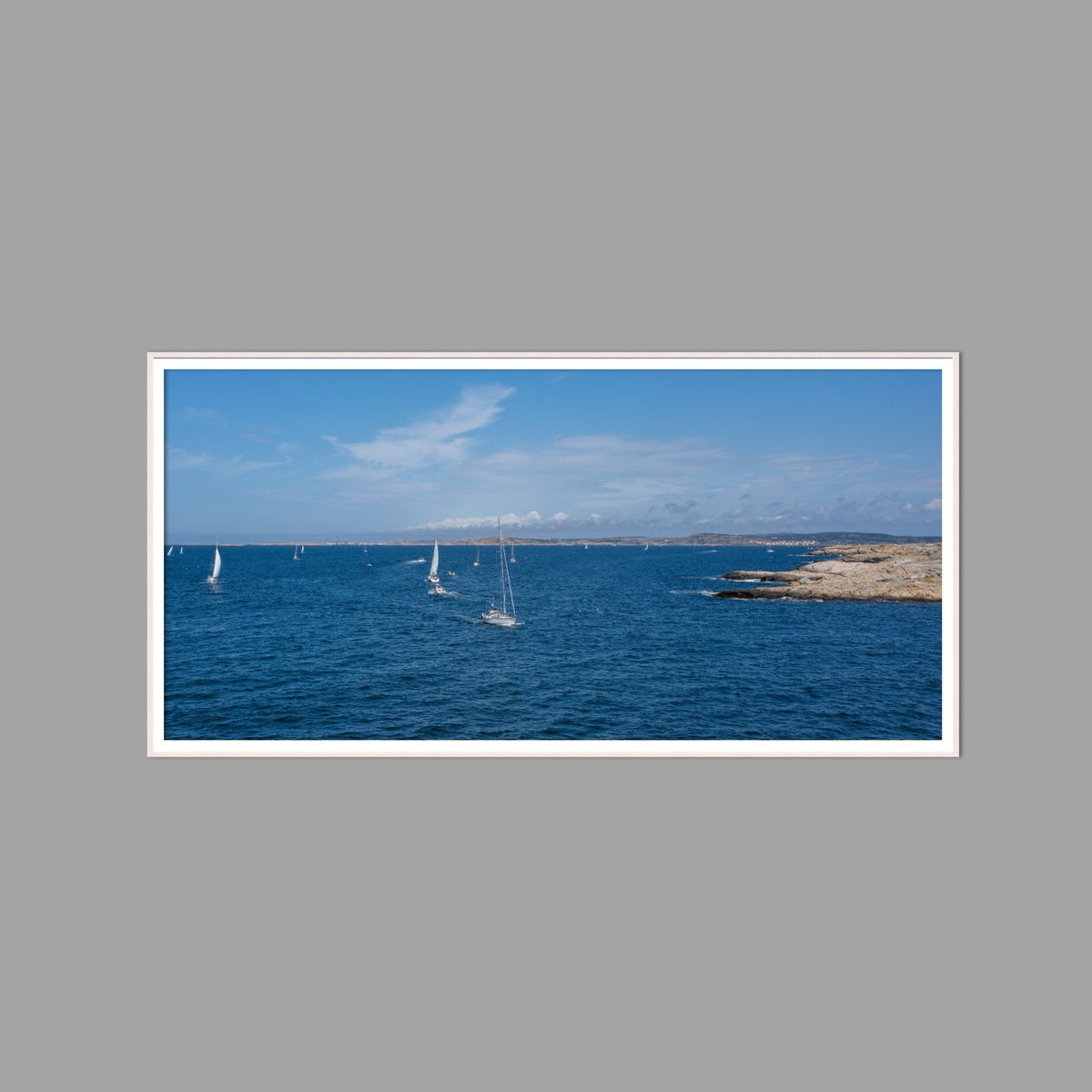 LED-Wandbild 60x120 cm quer – Meer & Küste
