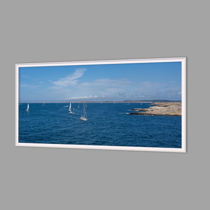 LED-Wandbild 60x120 cm quer – Meer & Küste