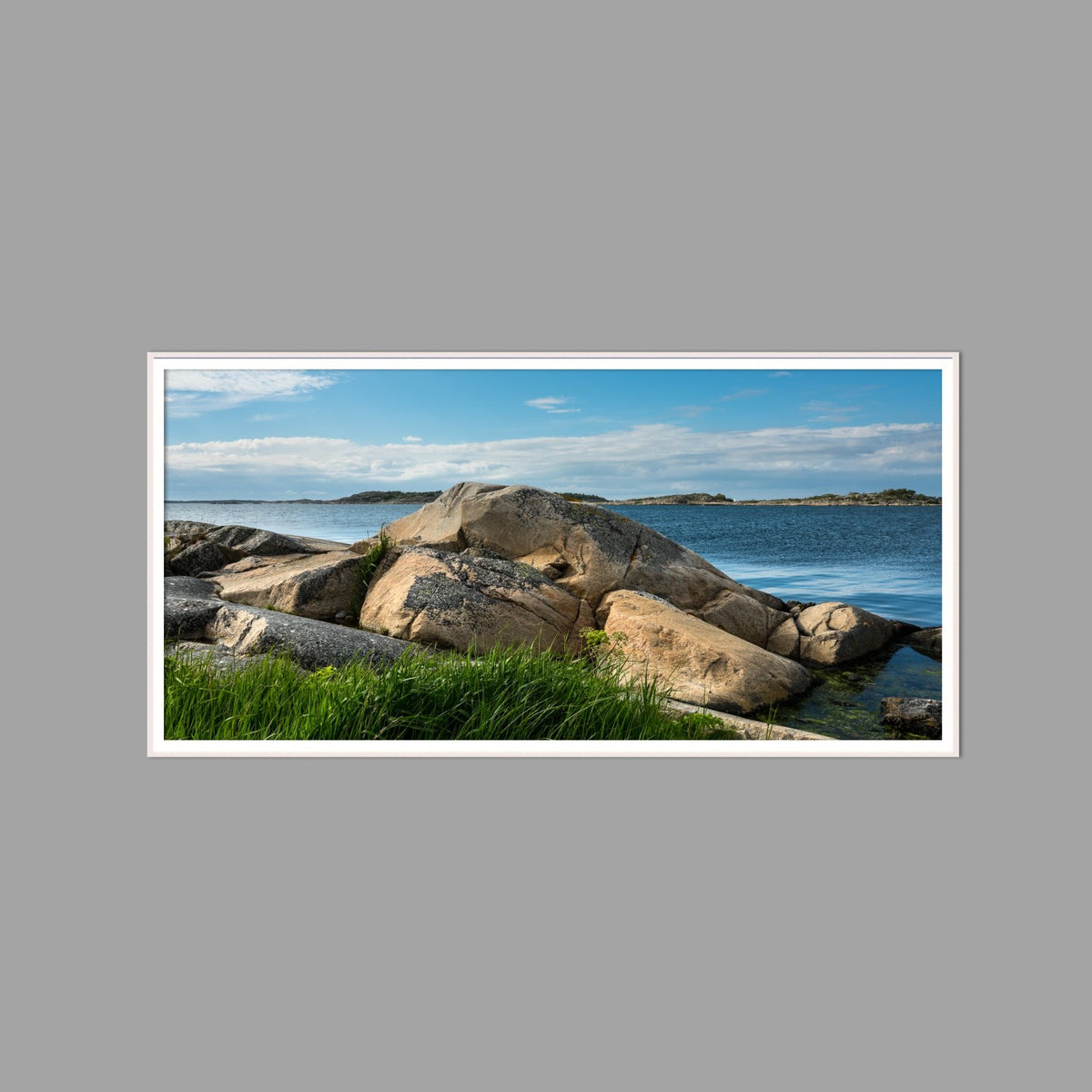 LED-Wandbild 60x120 cm quer – Meer & Küste