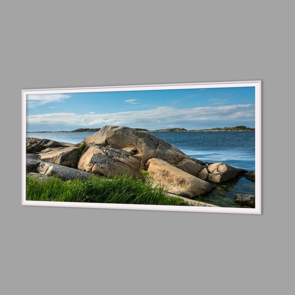 LED-Wandbild 60x120 cm quer – Meer & Küste