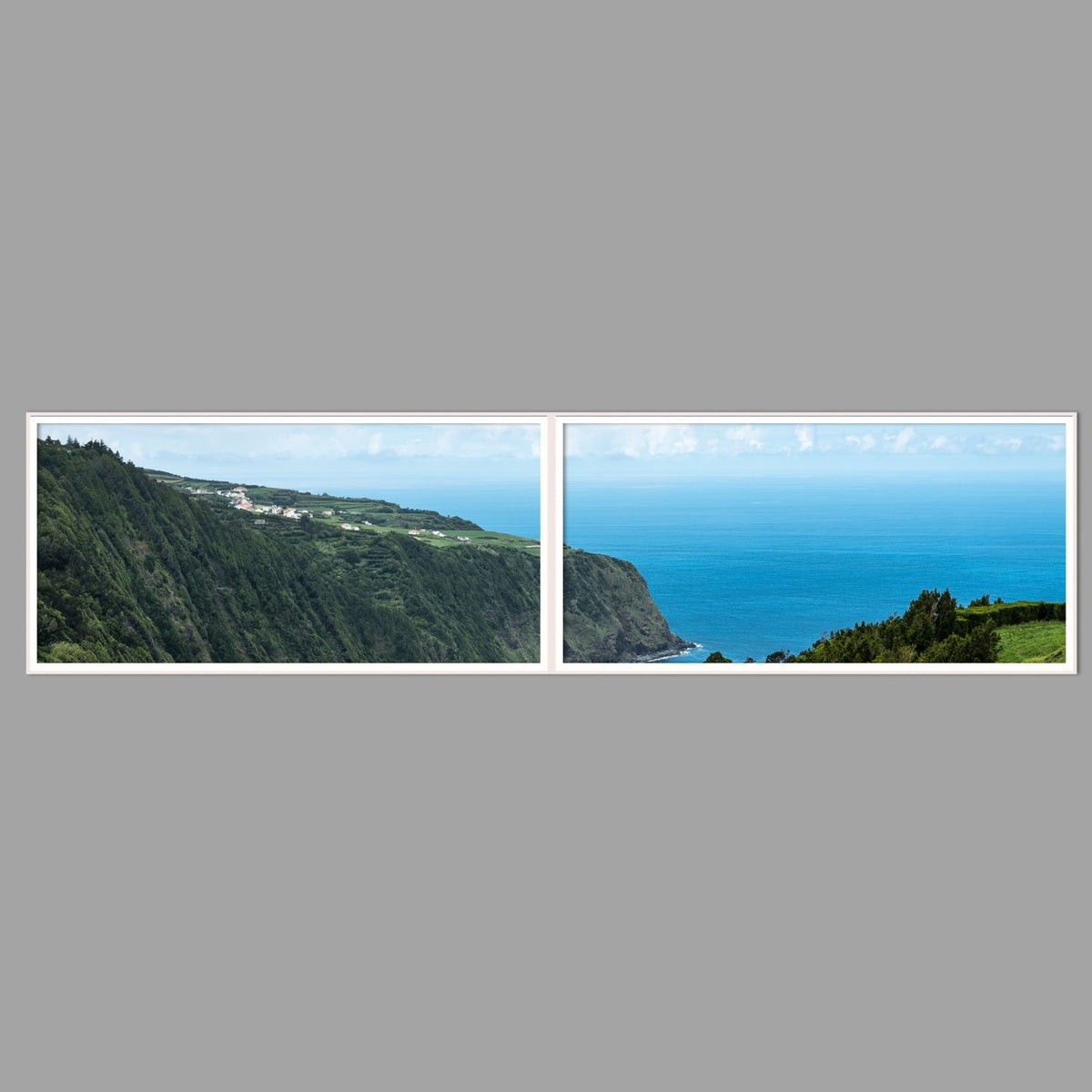 LED-Wandbild Zweiteiler quer 240x60 cm – Meer & Küste
