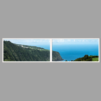 LED-Wandbild Zweiteiler quer 240x60 cm – Meer & Küste