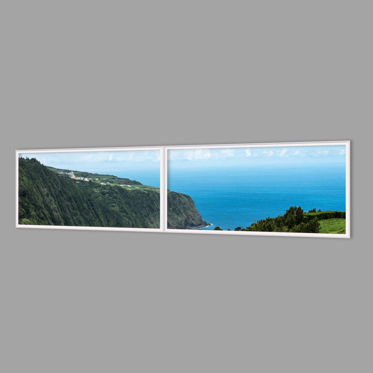 LED-Wandbild Zweiteiler quer 240x60 cm – Meer & Küste