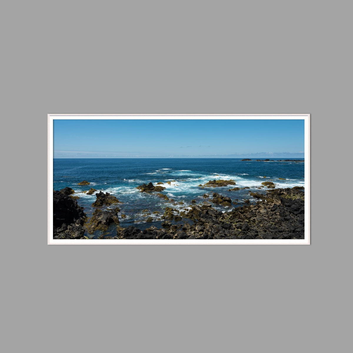 LED-Wandbild 60x120 cm quer – Meer & Küste
