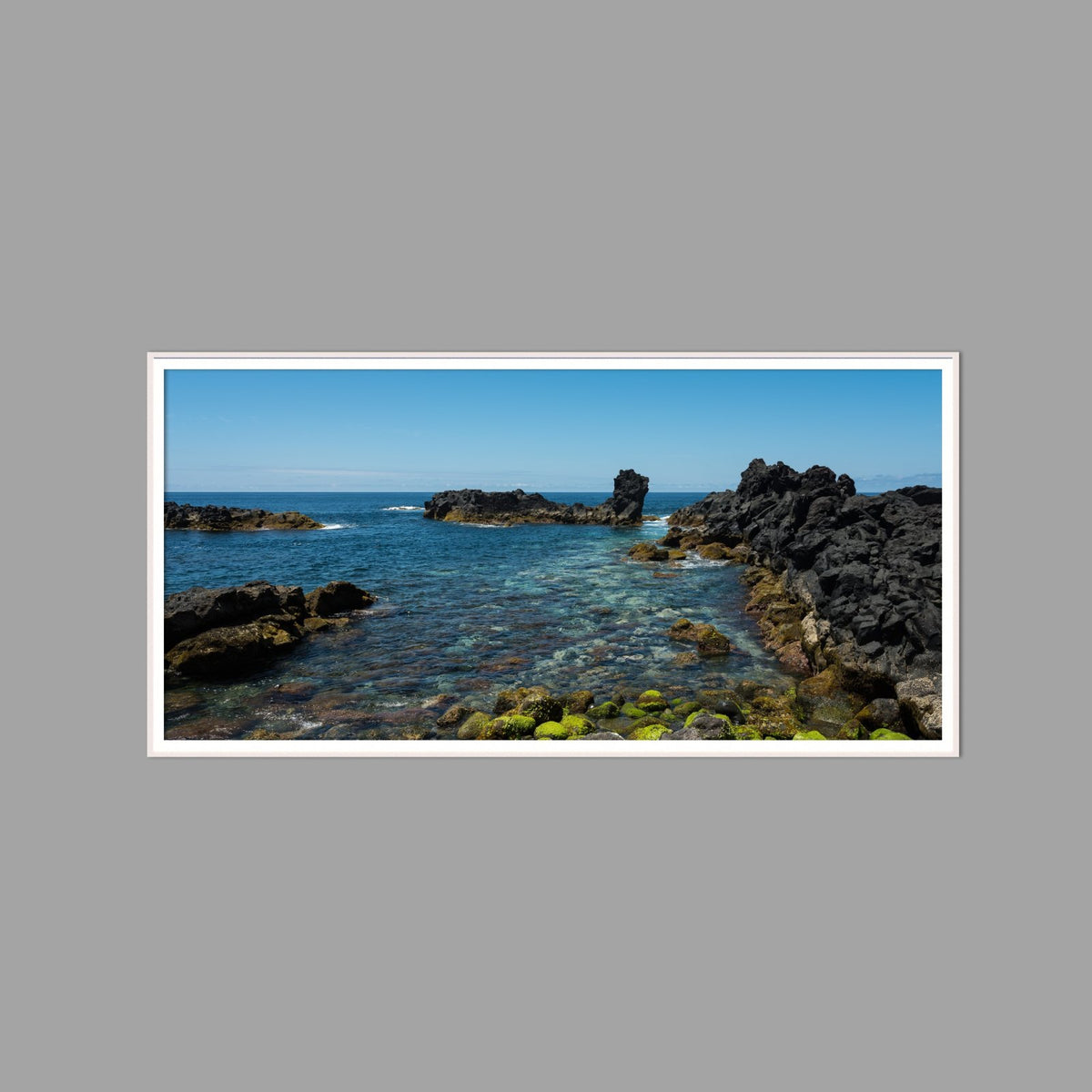 LED-Wandbild 60x120 cm quer – Meer & Küste