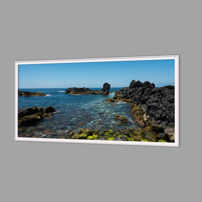 LED-Wandbild 60x120 cm quer – Meer & Küste