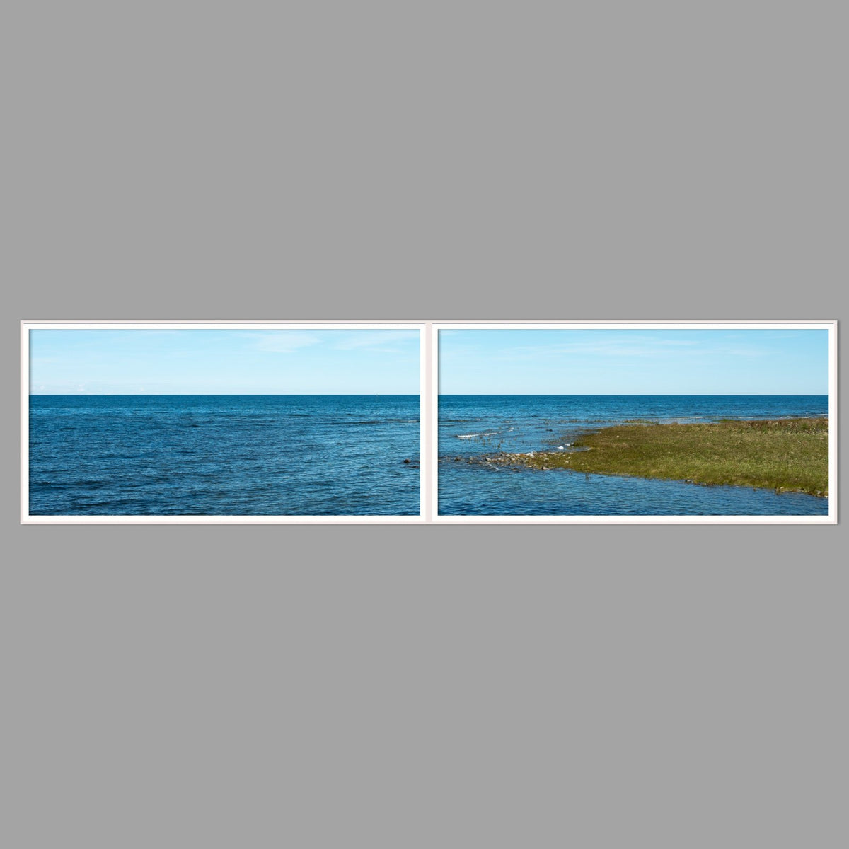 LED-Wandbild Zweiteiler quer 240x60 cm – Meer & Küste