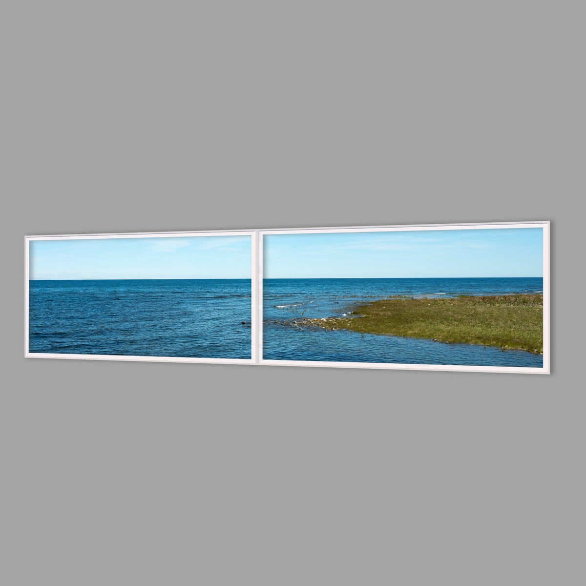 LED-Wandbild Zweiteiler quer 240x60 cm – Meer & Küste