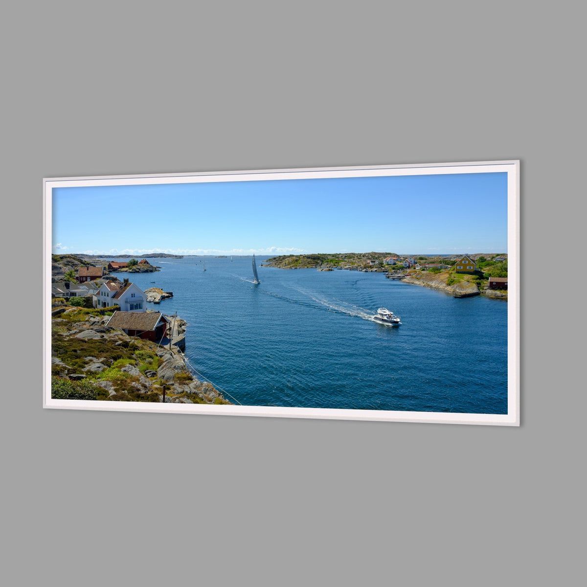 LED-Wandbild 60x120 cm quer – Meer & Küste