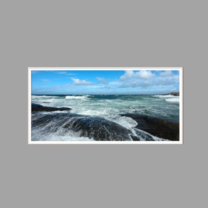 LED-Wandbild 60x120 cm quer – Meer & Küste