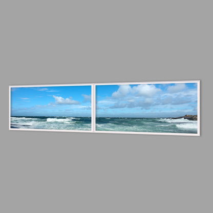 LED-Wandbild Zweiteiler quer 240x60 cm – Meer & Küste