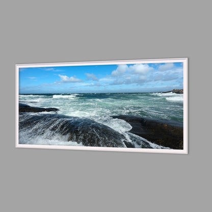 LED-Wandbild 60x120 cm quer – Meer & Küste