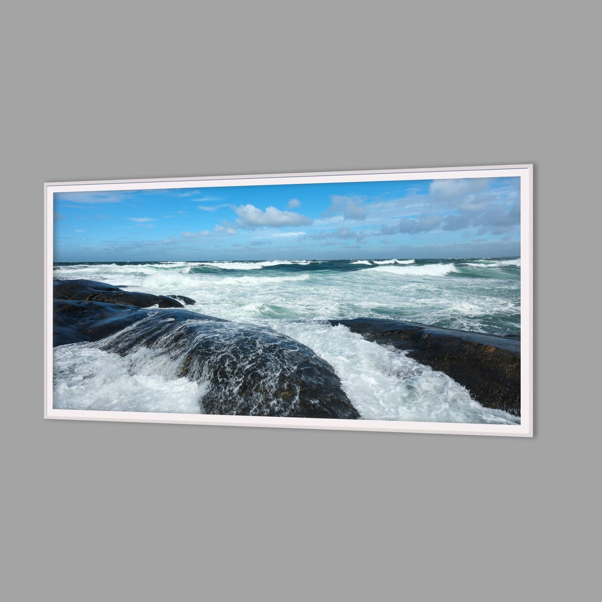 LED-Wandbild 60x120 cm quer – Meer & Küste