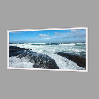 LED-Wandbild 60x120 cm quer – Meer & Küste