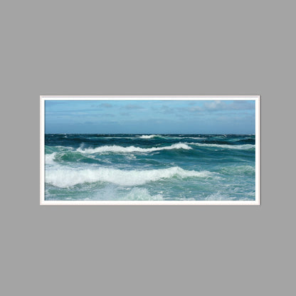 LED-Wandbild 60x120 cm quer – Meer & Küste