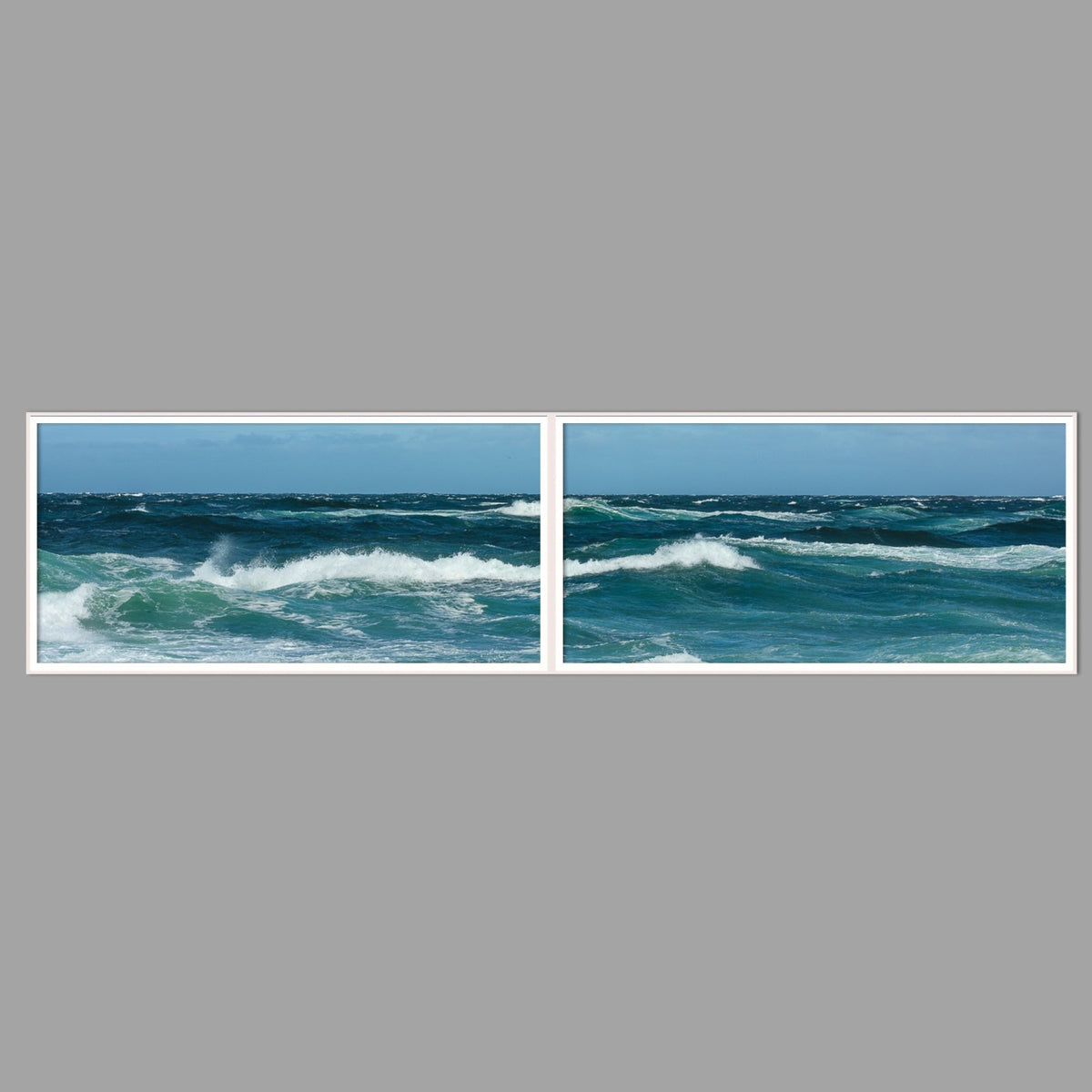 LED-Wandbild Zweiteiler quer 240x60 cm – Meer & Küste